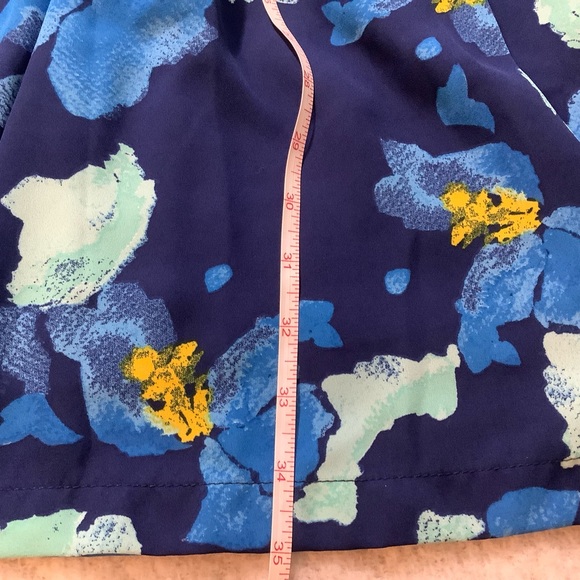 Charming Charlie dress women size Small sleeveless blue floral print . - Picture 8 of 11